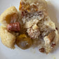 [Dim Sum]
Handmade Peanut Sausage with Salted Egg Yolk Rice Dumpling