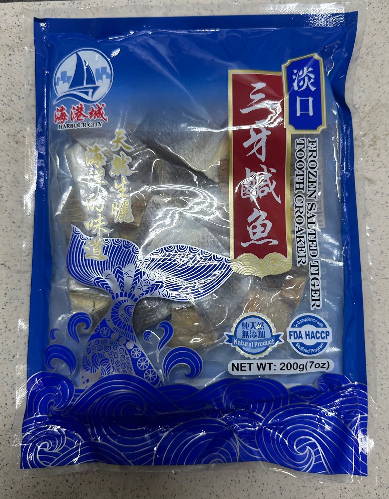 Dankou dried fish with three teeth