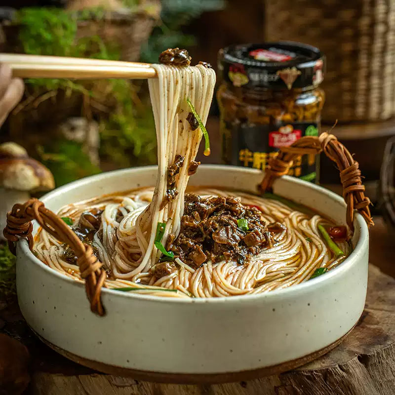 1- Baishanzu Shiitake Mushroom Sauce Boletus Sauce for Rice 210g