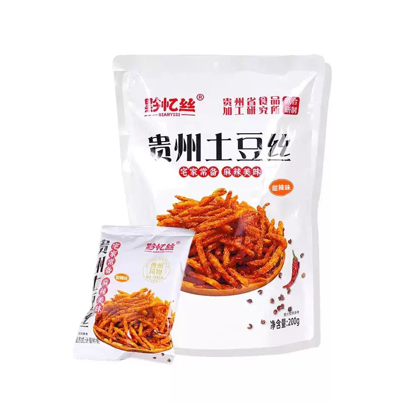 1- Qianyi Spicy Sweet Potato Shreds Guizhou Style