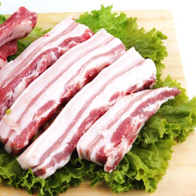 豬肉-带骨五花肉