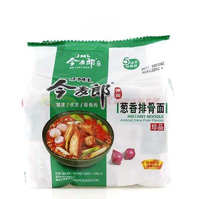 Jinmailang-Scallion Pork Rib Noodles (5 pack)