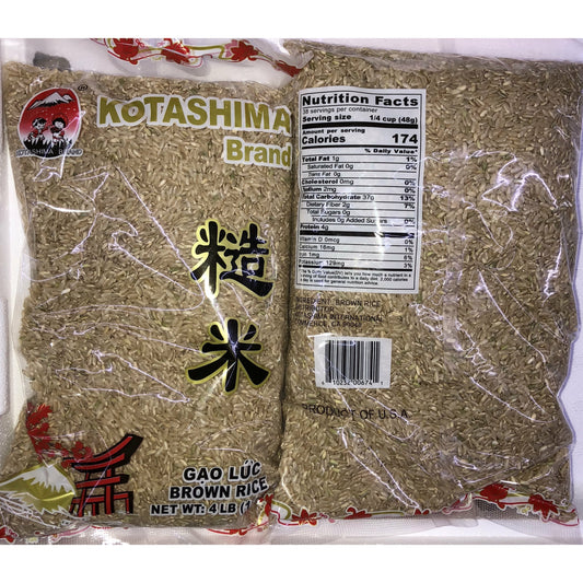 Rice - KOTASHIMA Brown Rice 4 lbs
