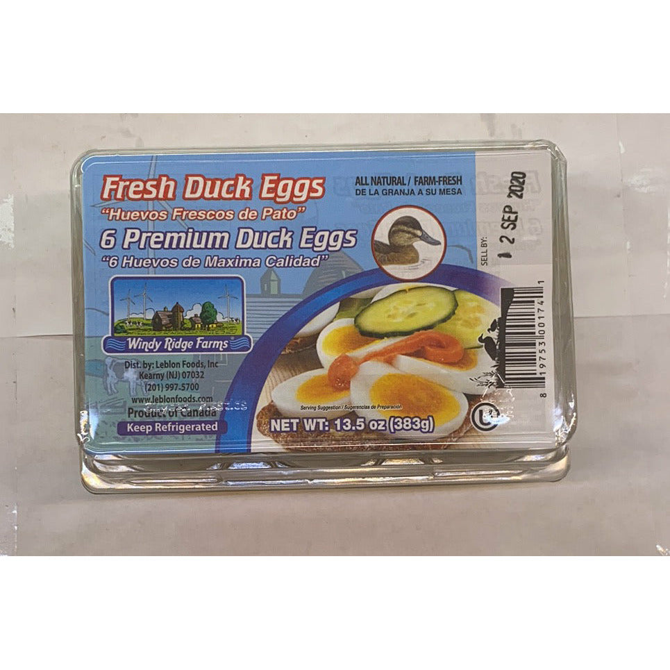 6pcs fresh duck eggs