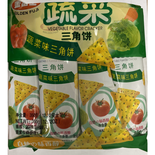 蔬菜味三角饼/Vegetable flavored triangle crackers (13.5 oz)