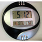 Electronic clock ~ with temperature and alarm clock (Quartz round)