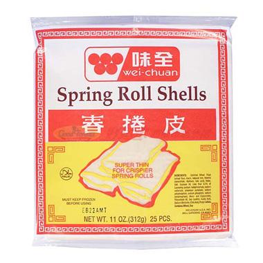 Wei Chuan - Spring Roll Wrap 11 oz 25 pcs