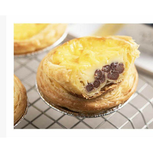 9-Red bean paste egg tart 2pcs