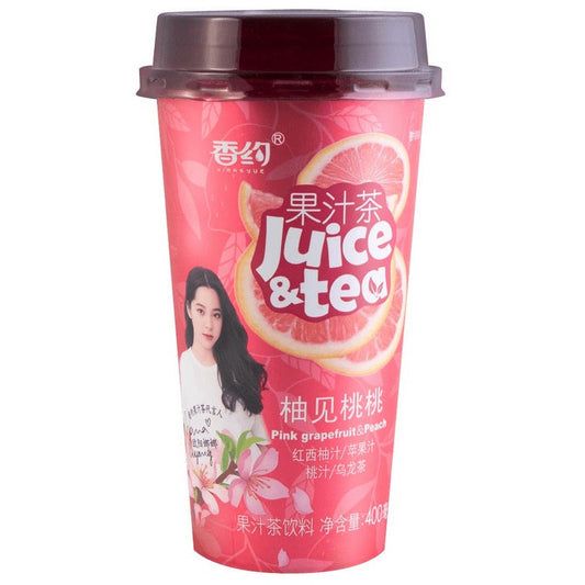 1-Xiang Yue Juice Tea (Pomelo See Tao Tao) 400ml (3 bottles)