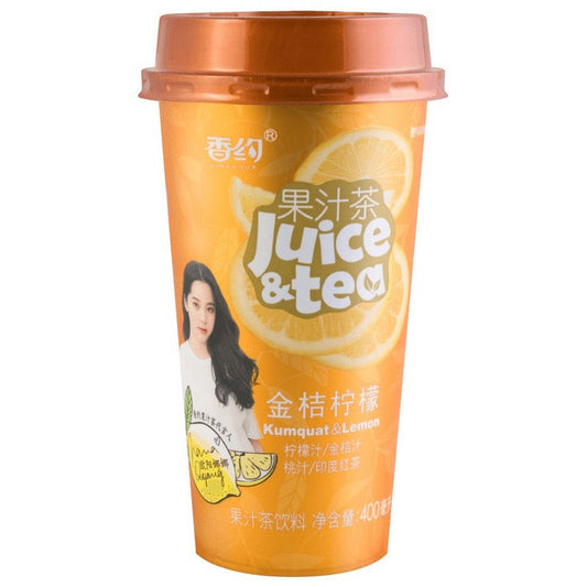 1-Xiang Yue Juice Tea (Kumquat Lemon) 400ml (3 bottles)