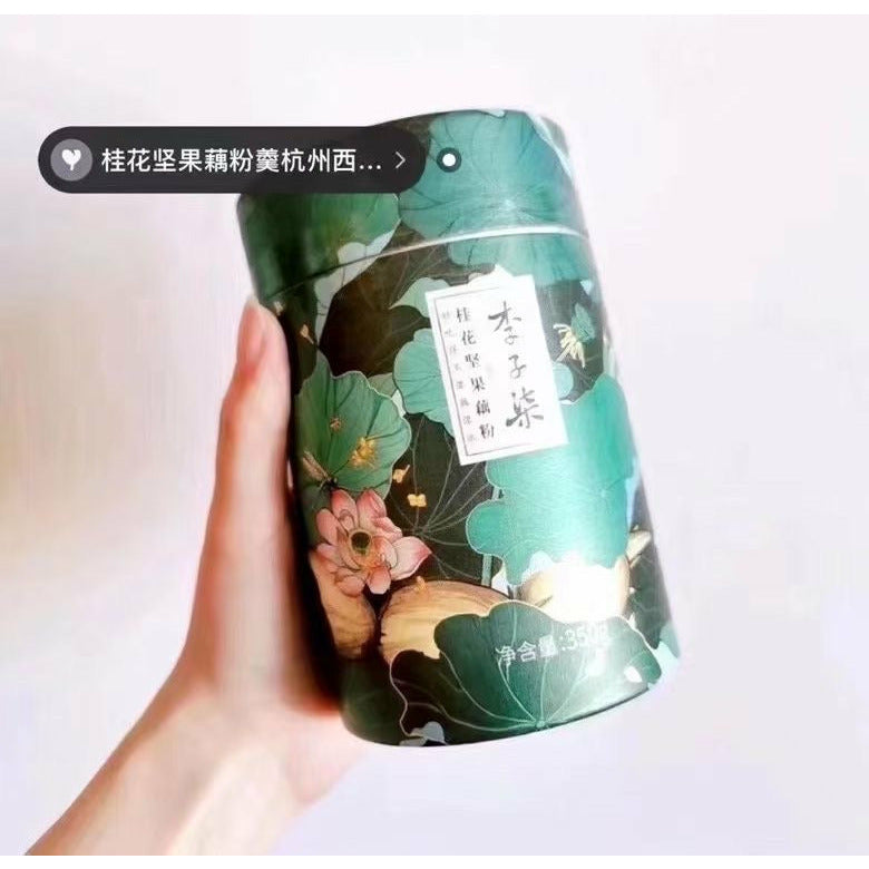 1 ~ plum 㭍 sweet-scented osmanthus nut lotus root powder