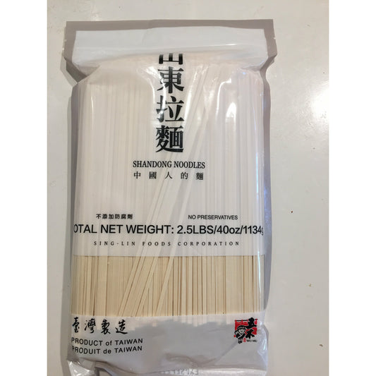 0~ Shandong pulled noodles (made in Taiwan ~ 2.5 lbs)