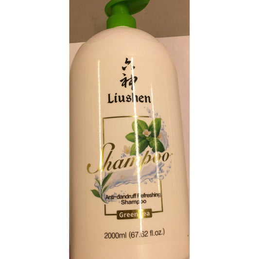 1-Liushen Refreshing Anti-Dandruff Shampoo (Green Tea, 2000g)