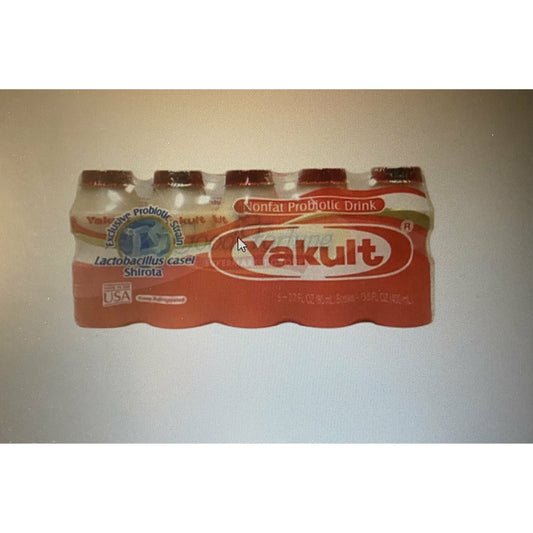 Yakult 5 bottles/row (red)