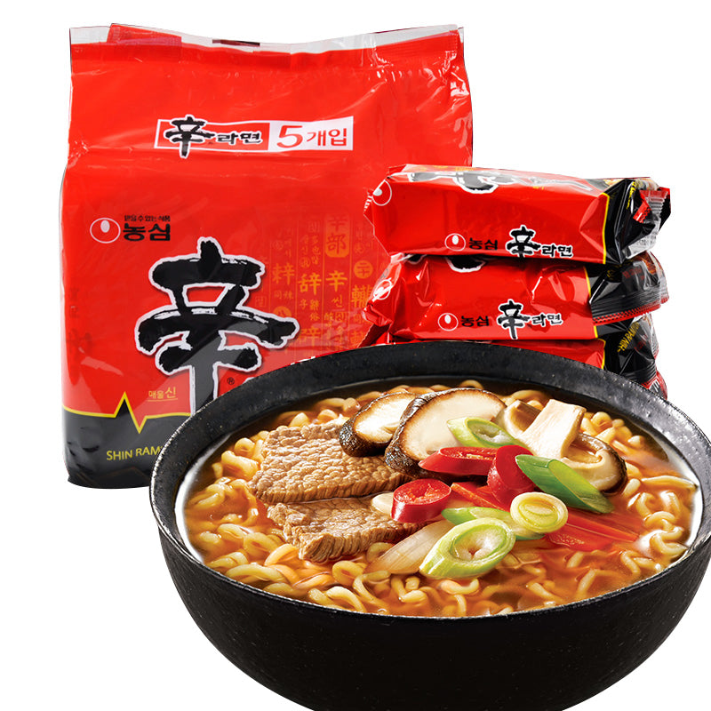 1-Nongshim Shin Ramen 5 Lotus Buns