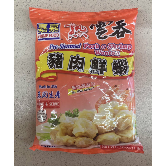 Wonton-Jia Jia-Pork Shrimp Cooked Wonton 16oz