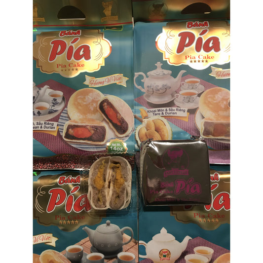 ⚡️ PIA shortbread, durian ➕ Comes with (red bean, mung bean, taro) flavors, shipped randomly