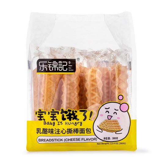 乐锦记-乳酪味注心撕棒面包(宝宝鹅了)380g