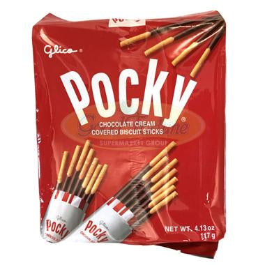Glico Pocky Chocolate Flavor Biscuit Stick 117g 2 Packs