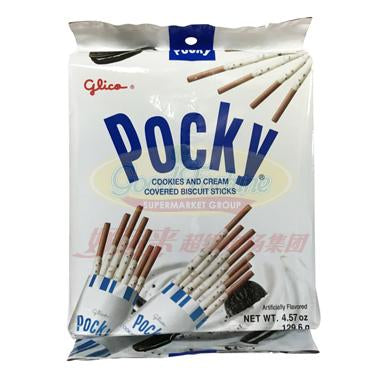 Pocky 固力果百奇曲奇奶油饼干棒4.57oz 2包