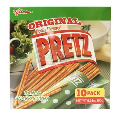 PRETZ Glico Pretz Biscuit Bar Salt Flavor (Green)